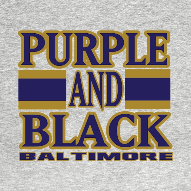 Baltimore LYFE Purple and Back Football Colors! by OffesniveLine